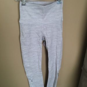 SOLD Aerie Light Grey Cutout Crop Legging